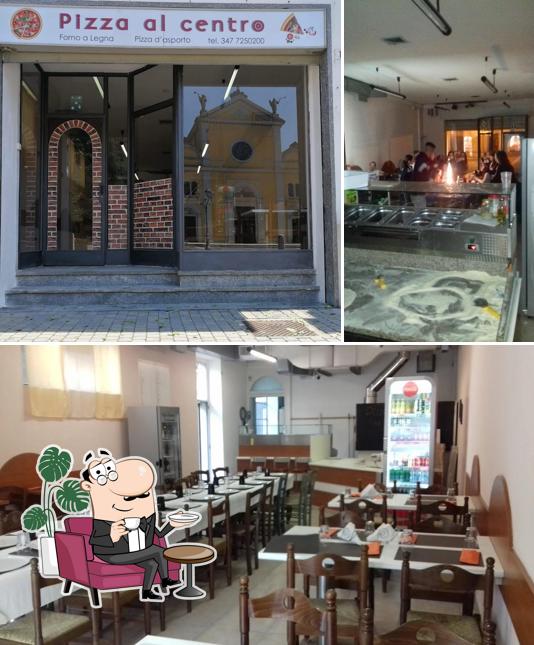 Tra le diverse cose da Pizza Al Centro si possono trovare la interni e esterno