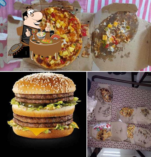 Food at Pizza Castles