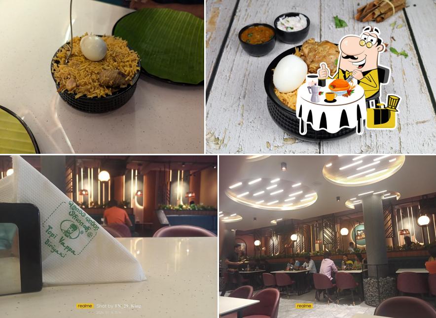 Take a look at the photo showing food and interior at TOPI VAPPA BIRIYANI DHARMAPURI
