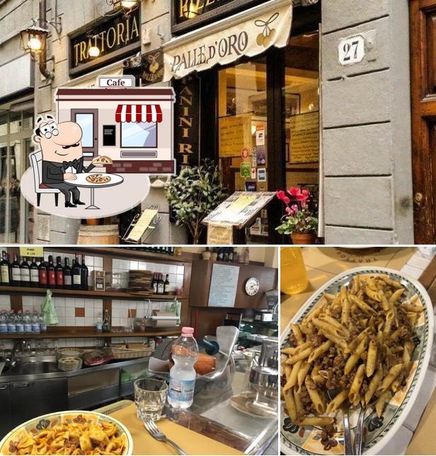 Trattoria Palle D'Oro dal 1860 si caratterizza per la esterno e bevanda
