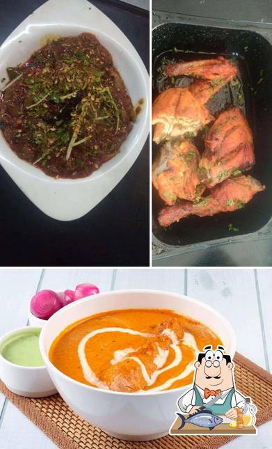 Grilled salmon at Zaika Mughal ke Darbar se