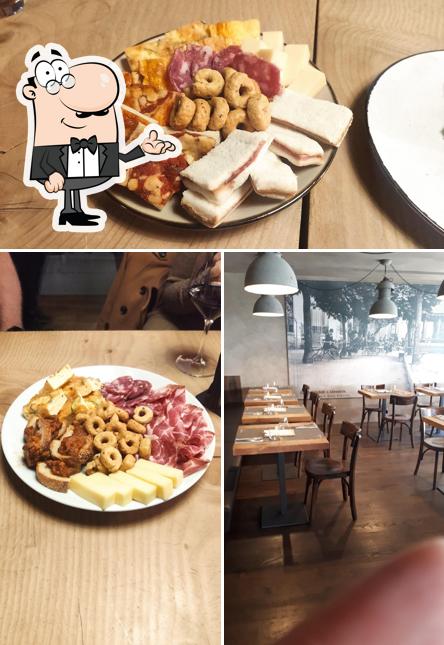 Tra le varie cose da Ristorante Cipriano si possono trovare la interni e cibo