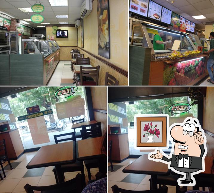 Check out how Subway Pushpak Complex looks inside