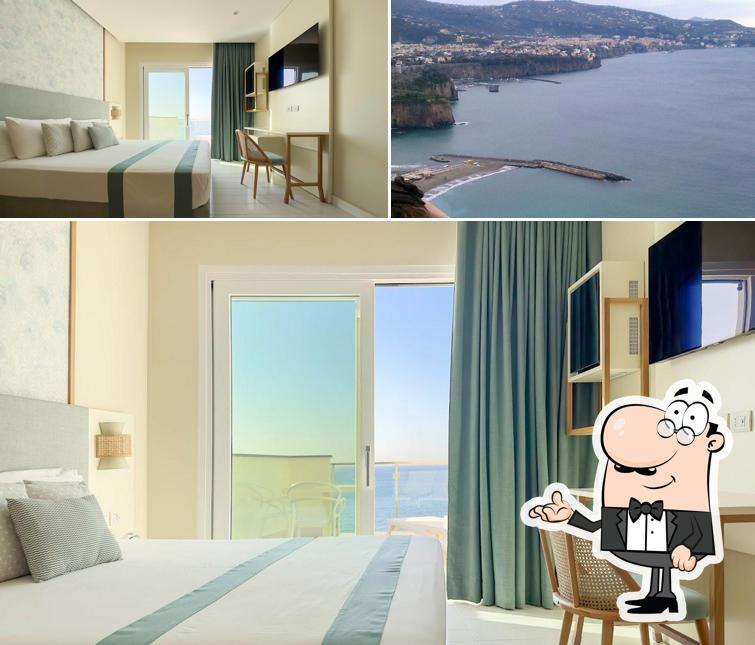 Dai un’occhiata alla foto che raffigura la interni e esterno di Hotel Giosue A Mare