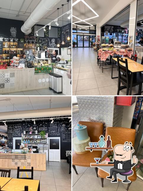 Gli interni di Baron Cafè
