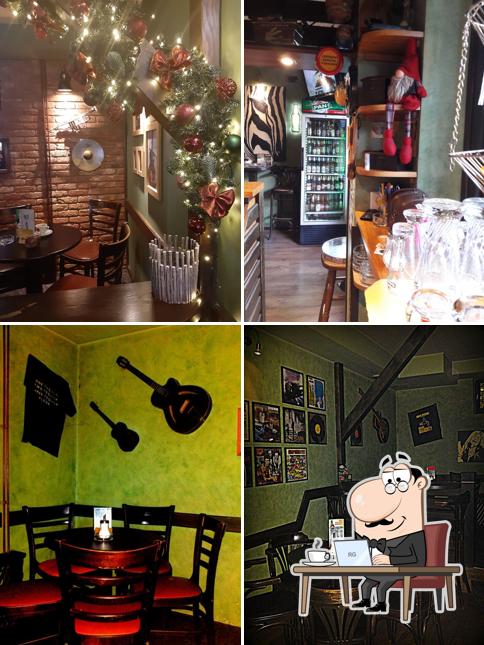 Gli interni di Rock Caffe "Enigma"