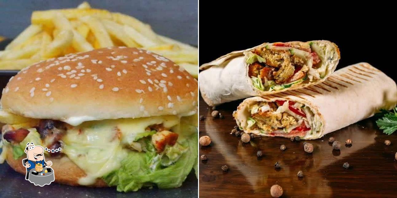 Food at Desert Shawarma