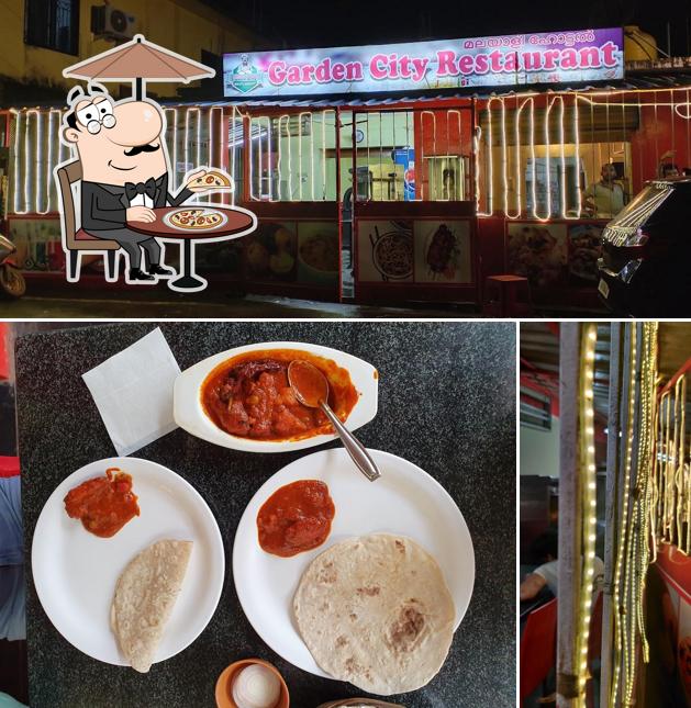 The exterior of Garden City Family Restaurant