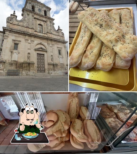 La cibo e esterno del ristorante