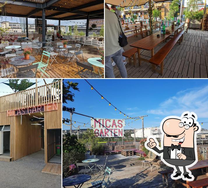 Gli interni di Micas Garten