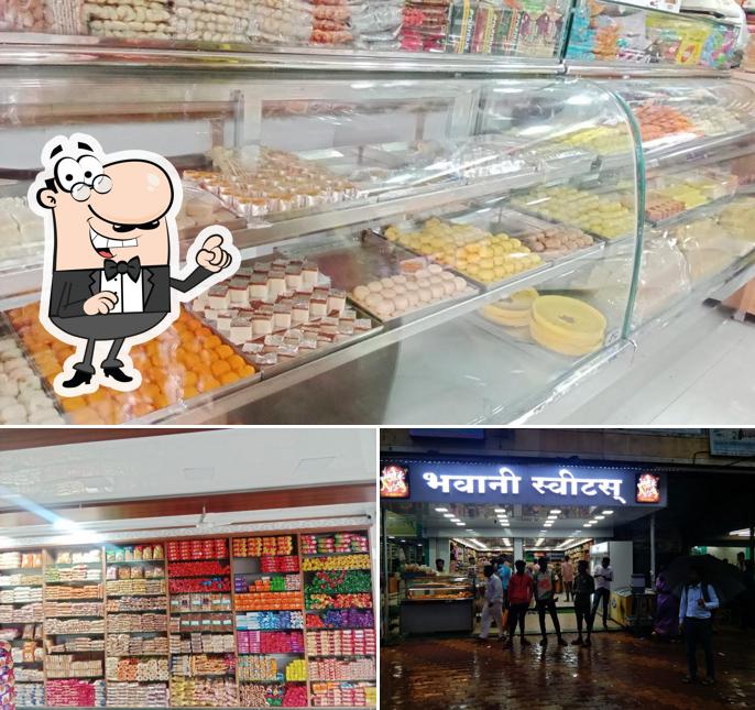 The interior of BHAVANI SWEETS