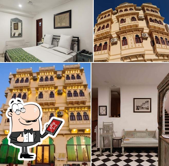 The photo of exterior and interior at Hotel Mewari Villa Udaipur Lake View Hotel in Udaipur
