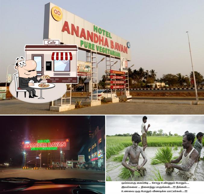 The exterior of Hotel Sree Anandha Bavan