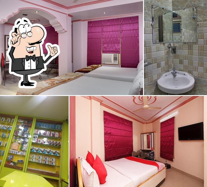 The interior of Hotel Shri Ram International Best Hotel in Varanasi Hotel in Varanasi