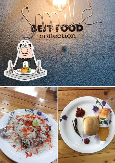The image of food and exterior at Pari Classic