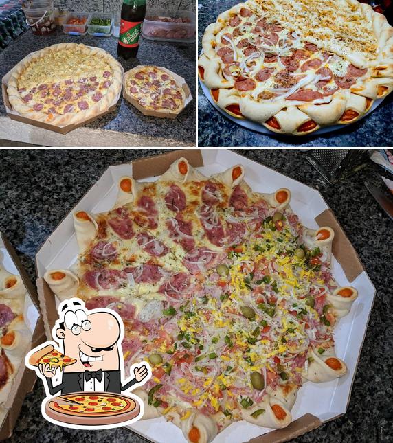 Consiga diversos tipos de pizza