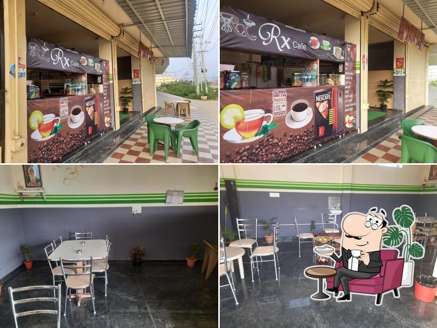 The interior of RX CAFE