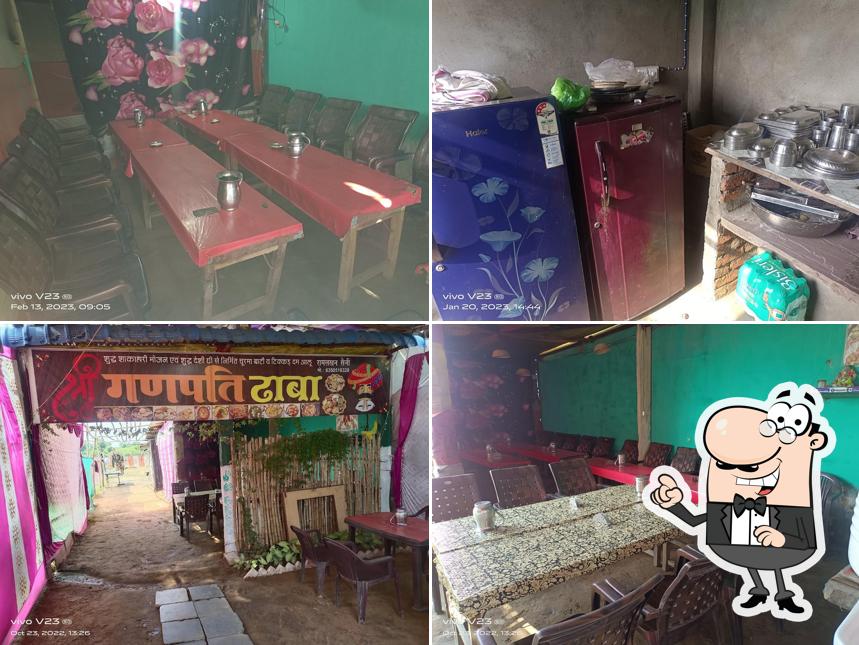 Check out how Shri ganpati dhaba looks inside
