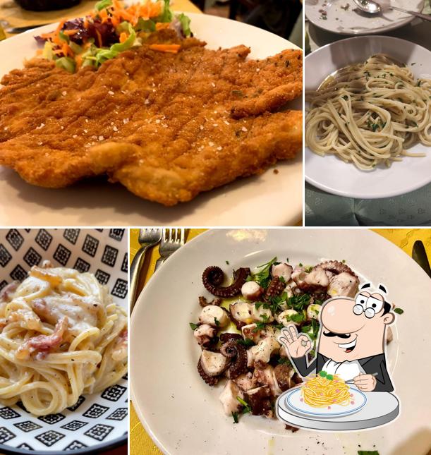 Spaghetti alla carbonara al Trattoria casalinga