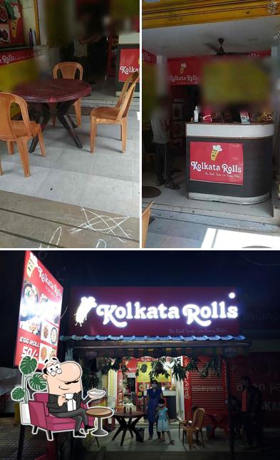 The interior of kolkata Rolls