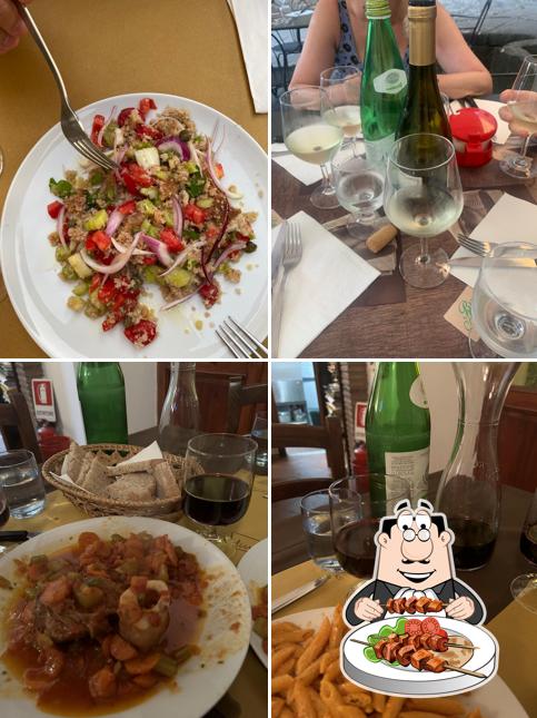 Platti al Trattoria Etrusca