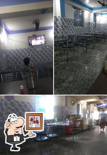 The interior of Annapurna Hotel