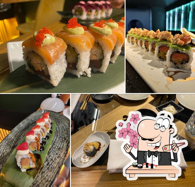 Prova le diverse opzioni di sushi