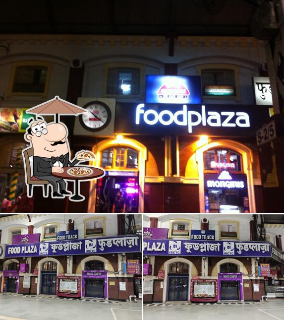 The exterior of Food Plaza