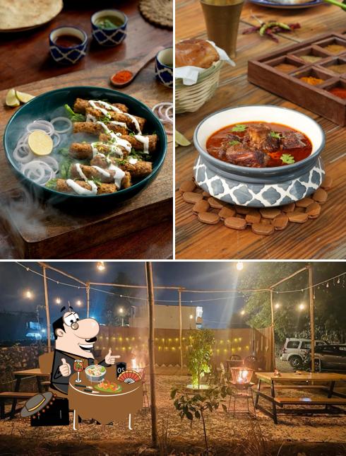 The restaurant's food and exterior