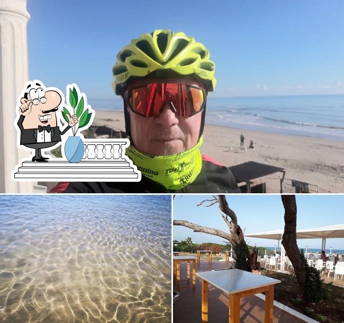 Puoi goderti l'aria fresca da seduto all'esterno di Lido L'ancora