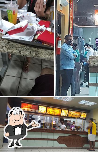 O interior do McDonald's