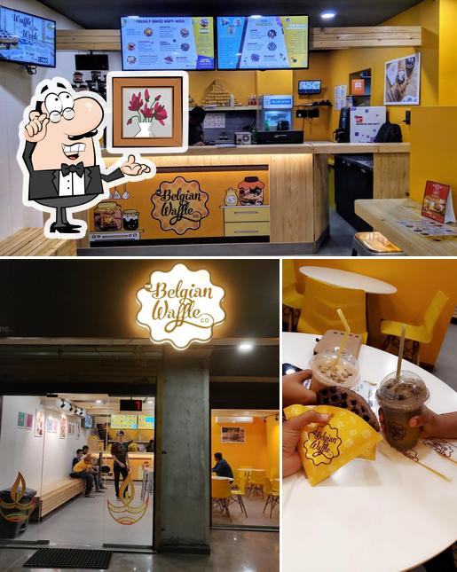The interior of The Belgian Waffle Co