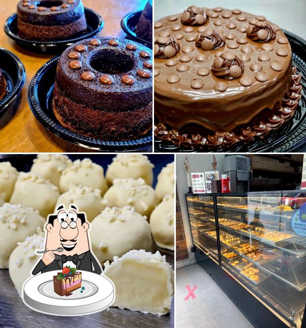 Bolo de chocolate em Fábrica de Pães Anchieta