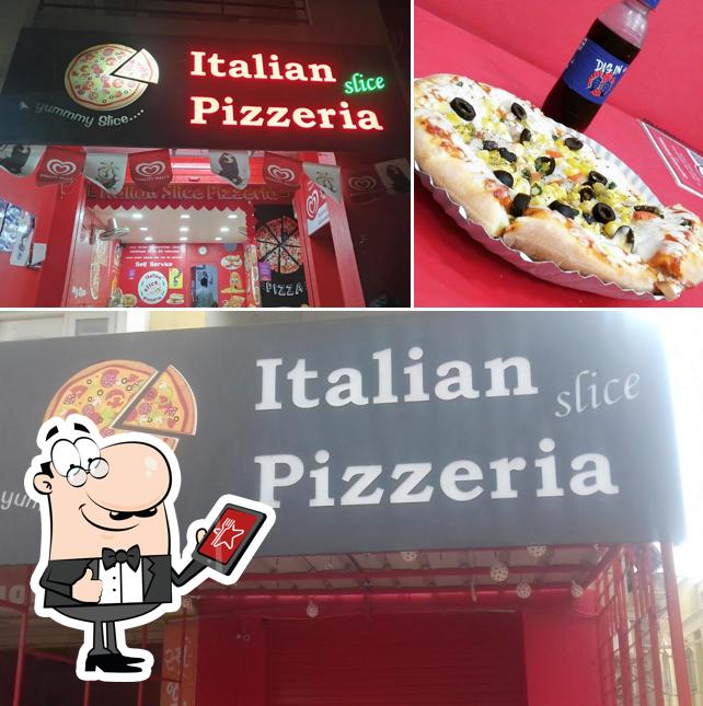 Take a look at the picture displaying exterior and food at Italian Slice Pizzeria