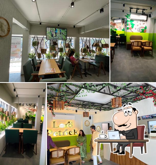 The interior of Lord Petrick Coffee & Burger-Adajan Patiya
