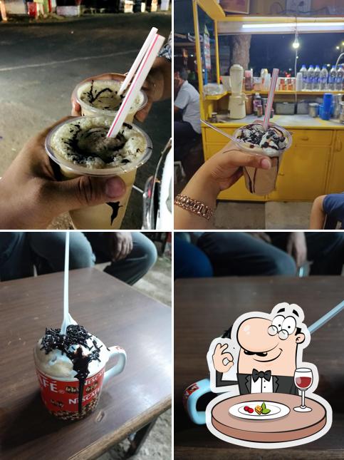 Food at Nescafe coffee stall