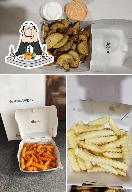 Food at Nino Burgers