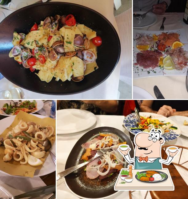 Cibo al Osteria acqua e sale