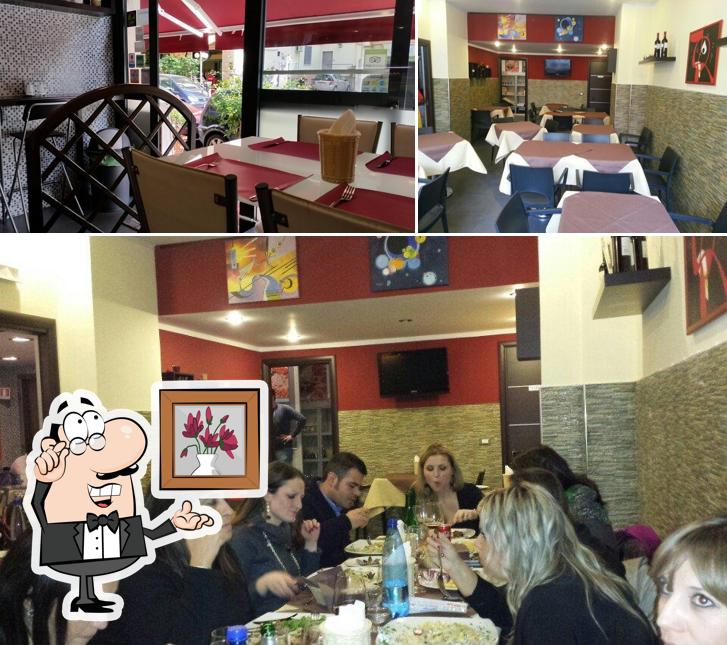 Gli interni di Carameo