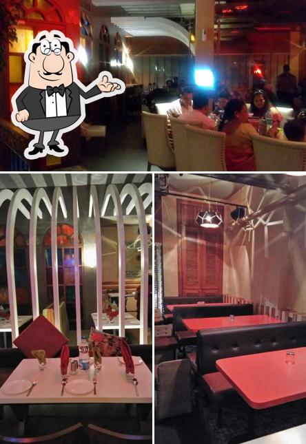 The interior of Shloka Dining Bar