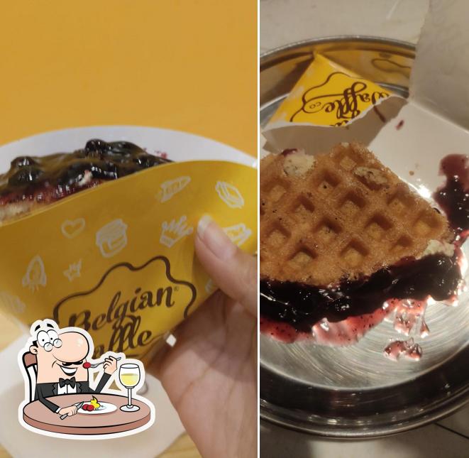 Food at The Belgian Waffle Co