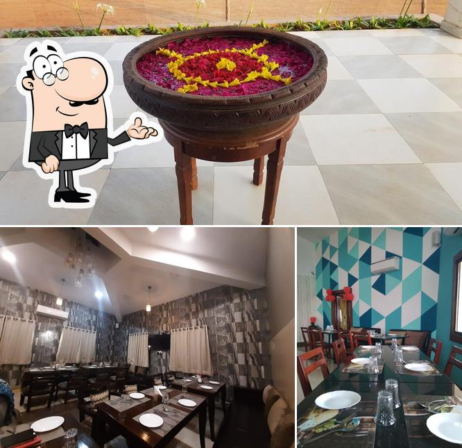 The interior of Aaranyam Restaurant & Cafe