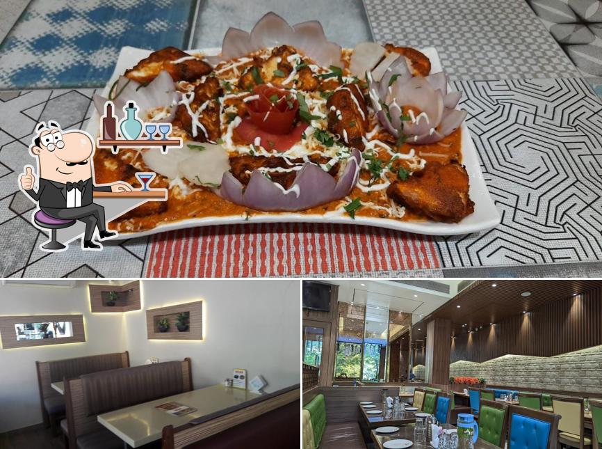 This is the image showing interior and food at Amar Fast Food & Restaurant