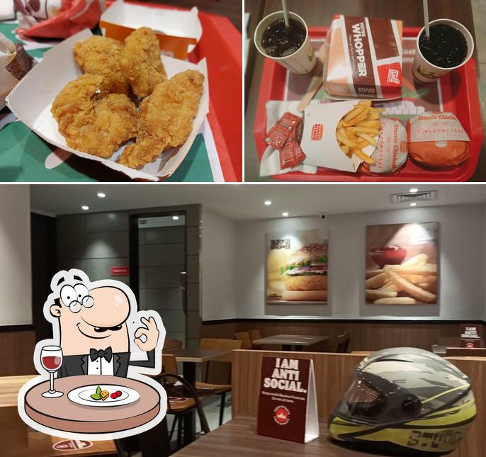 Burger King is distinguished by food and interior