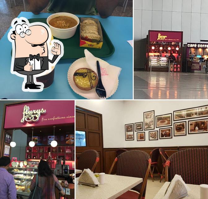 Look at the image of Flurys cake shop