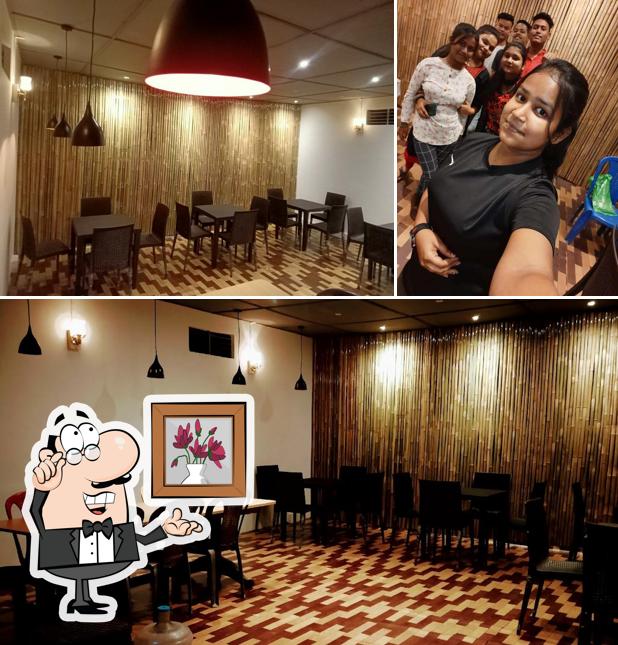 The interior of FudIndia Restaurant