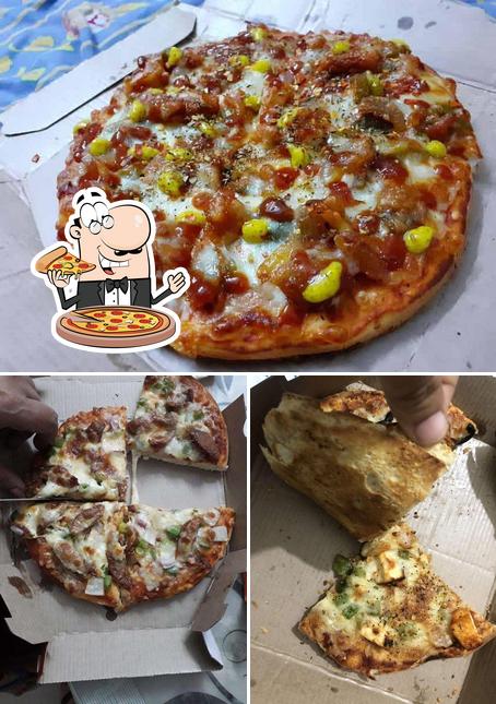 Order various types of pizza