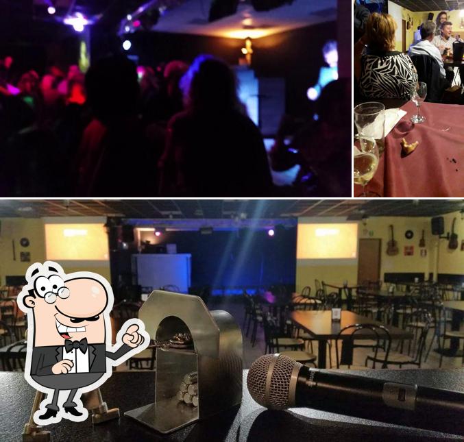 Questa è la foto che presenta la interni e tavolo da pranzo di Pizzeria Dei Musicisti