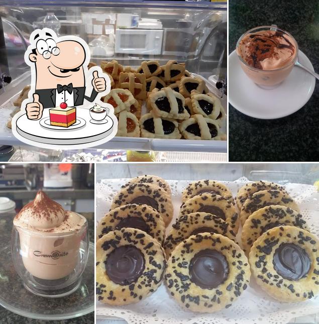Bar Zeus serve un'ampia selezione di dolci