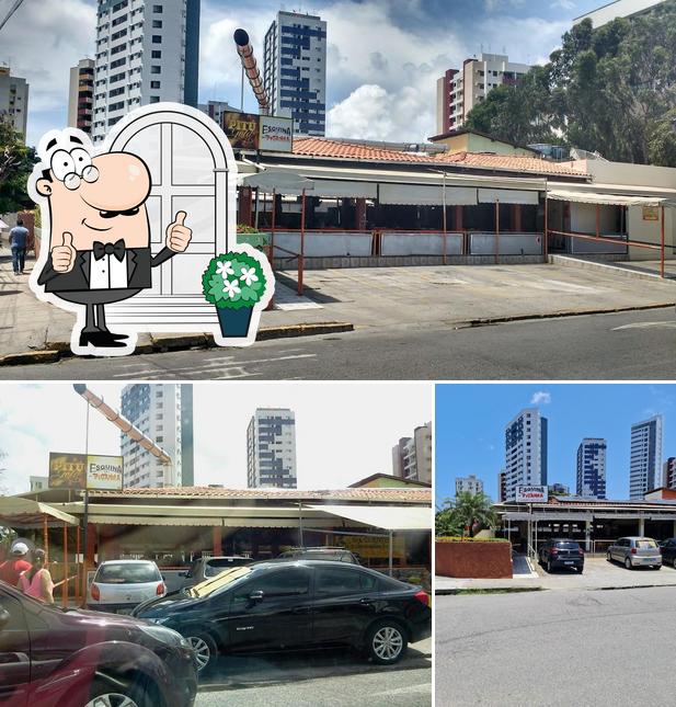 O exterior do Restaurante Esquina da Picanha